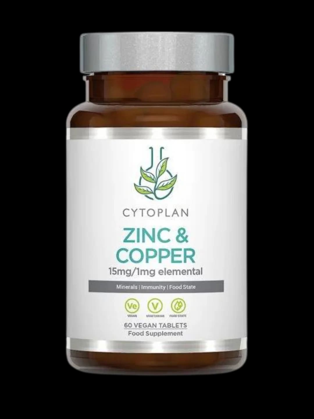 Cytoplan Zinc & Copper supplement bottle