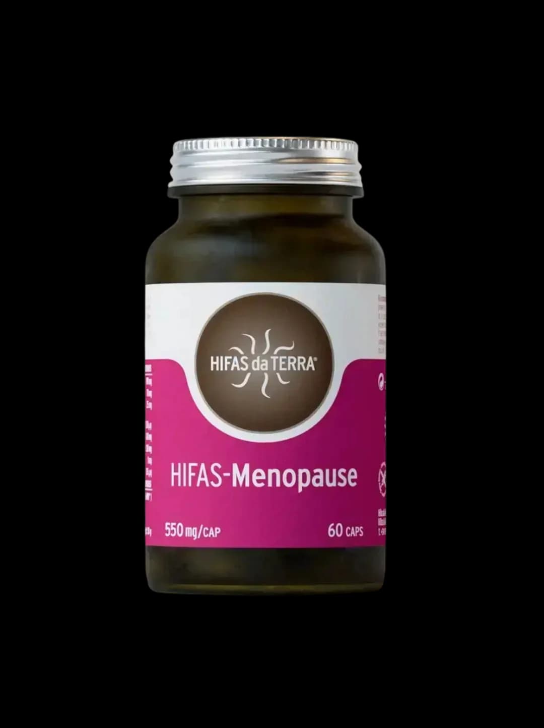 Bottle of HIFAS-Menopause supplement capsules